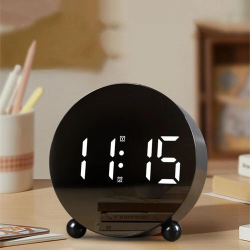 Led digital alarm clock large - clock,