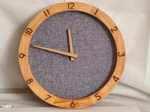 Large wall clock - clock, 12"