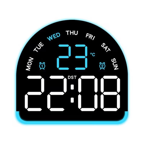Modern led digital clock - modern,