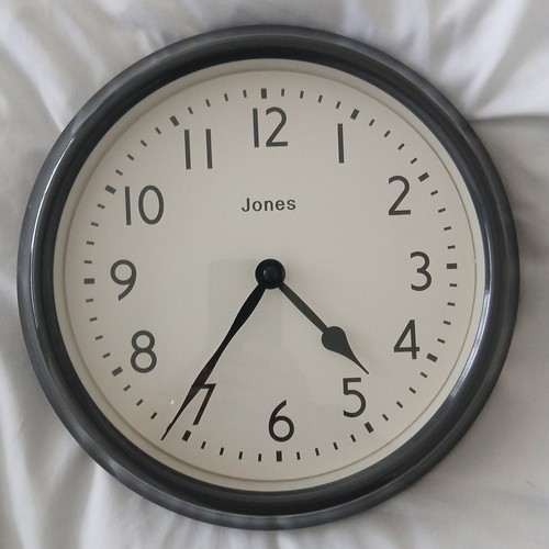 Jones wall clock - jones, black
