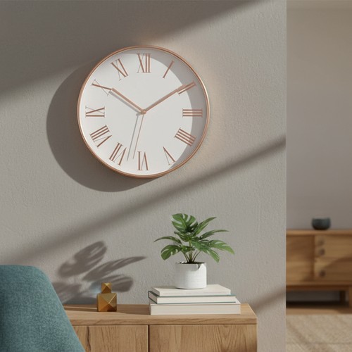 Vintage wall clock 30cm - vintage, in/30cm