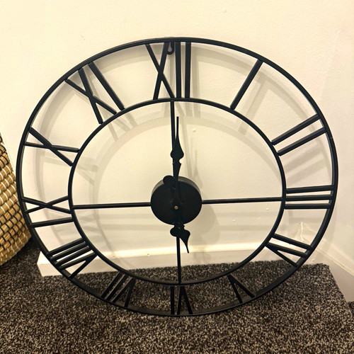 Large round black - large,
