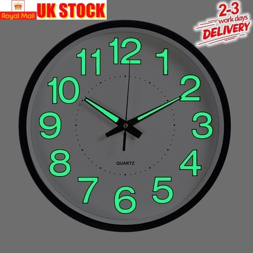 Large luminous wall clock - luminous,