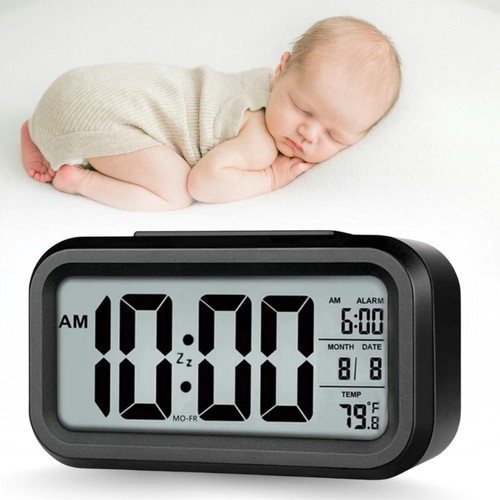 Silent led digital - alarm, clock