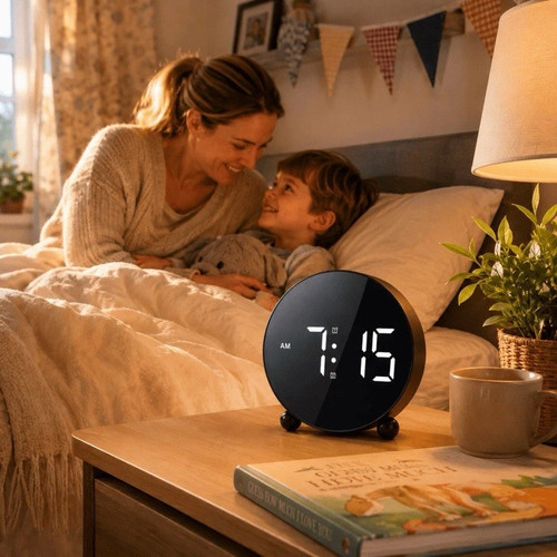 Digital alarm clock - alarm, led