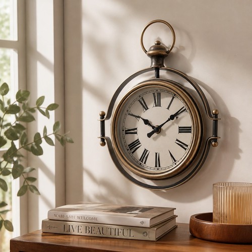 Pocket fob wall clock large - pocket,