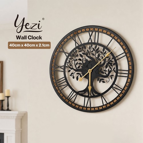 Yezi wall clock - yezi, quartz