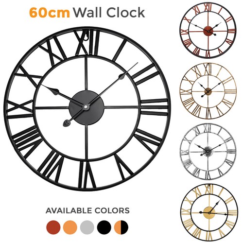 Garden wall clock roman - roman, large