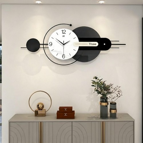 100cm large metal wall clock - wall,
