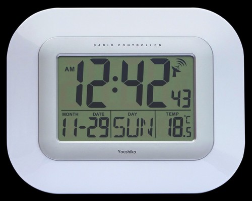 Radio controlled wall clock - controlled,