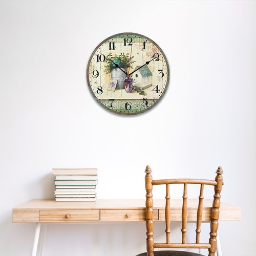 Large wall clock battery - clock,