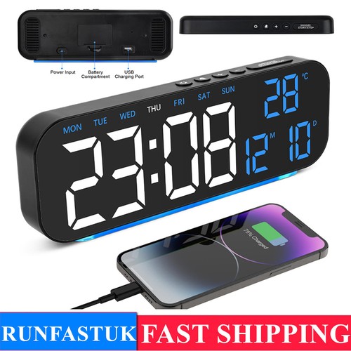 Digital led dual alarm - led, clock