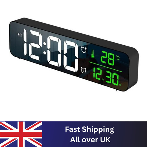 Digital alarm clock large led - clock,