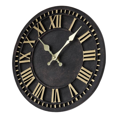 Garden roman wall clock large - garden,