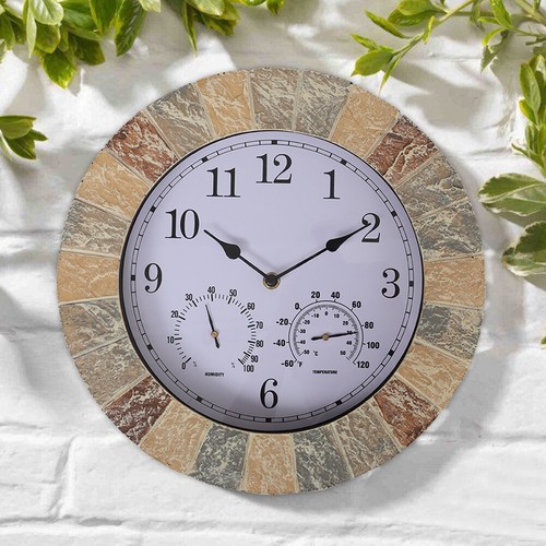 Large garden wall clock with - large,