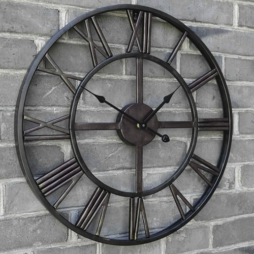 Round skeleton large - clock, big