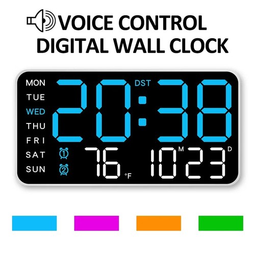 Led wall mounted - led, clock