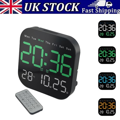 Digital wall clock - digital, large
