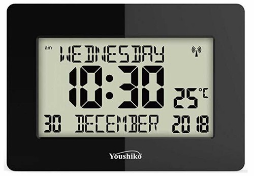 Radio controlled wall clock - wall,