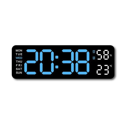 Digital led desk alarm - desk, clock