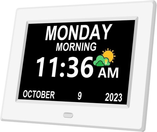 Large digital calendar day - 7",