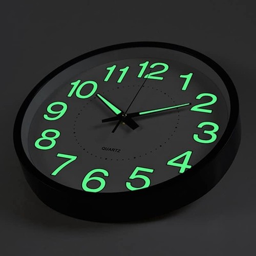 Wall clock large quartz - 12'',