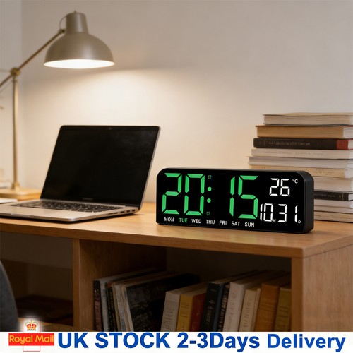 Led wall clock digital desk - wall,