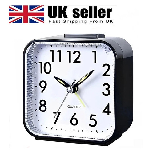 Silent quartz alarm clock - alarm,