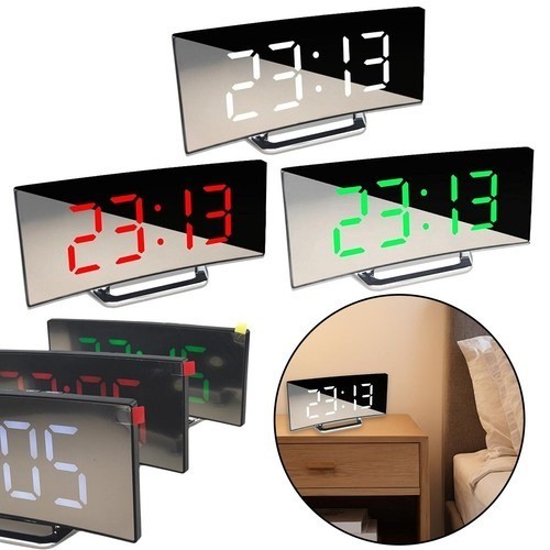 Led digital alarm clock mains - clock,