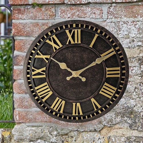 Large wall clock garden - large,