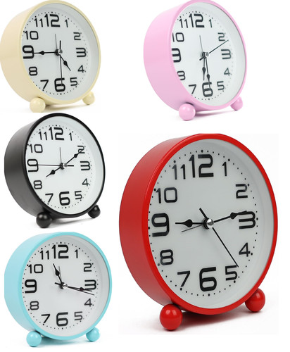 Non ticking table clock - table,
