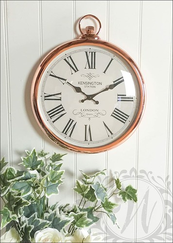 Kitchen wall clock large fob - large,