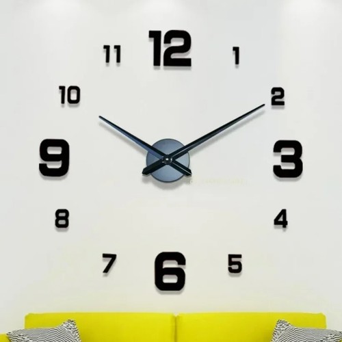 Large digital wall clock - large,